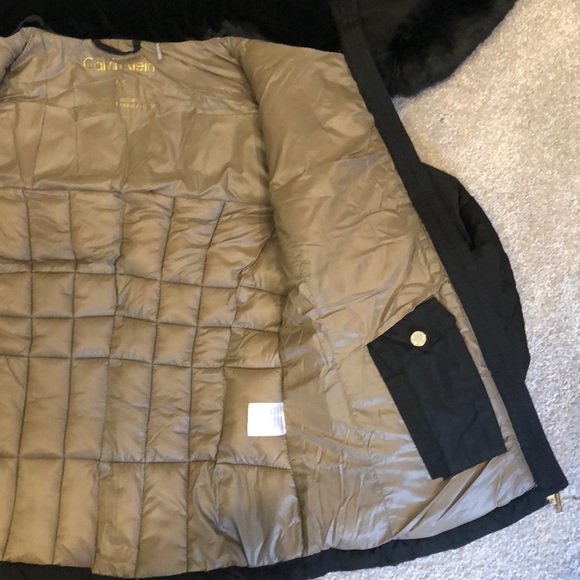 NWOT Calvin Klein Down Coat - Picture 4 of 5